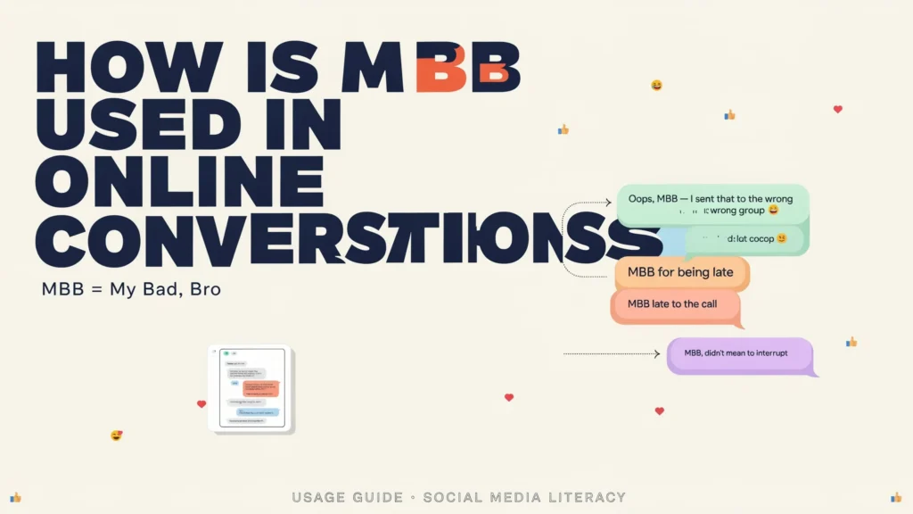 How Is MBB Used in Online Conversations