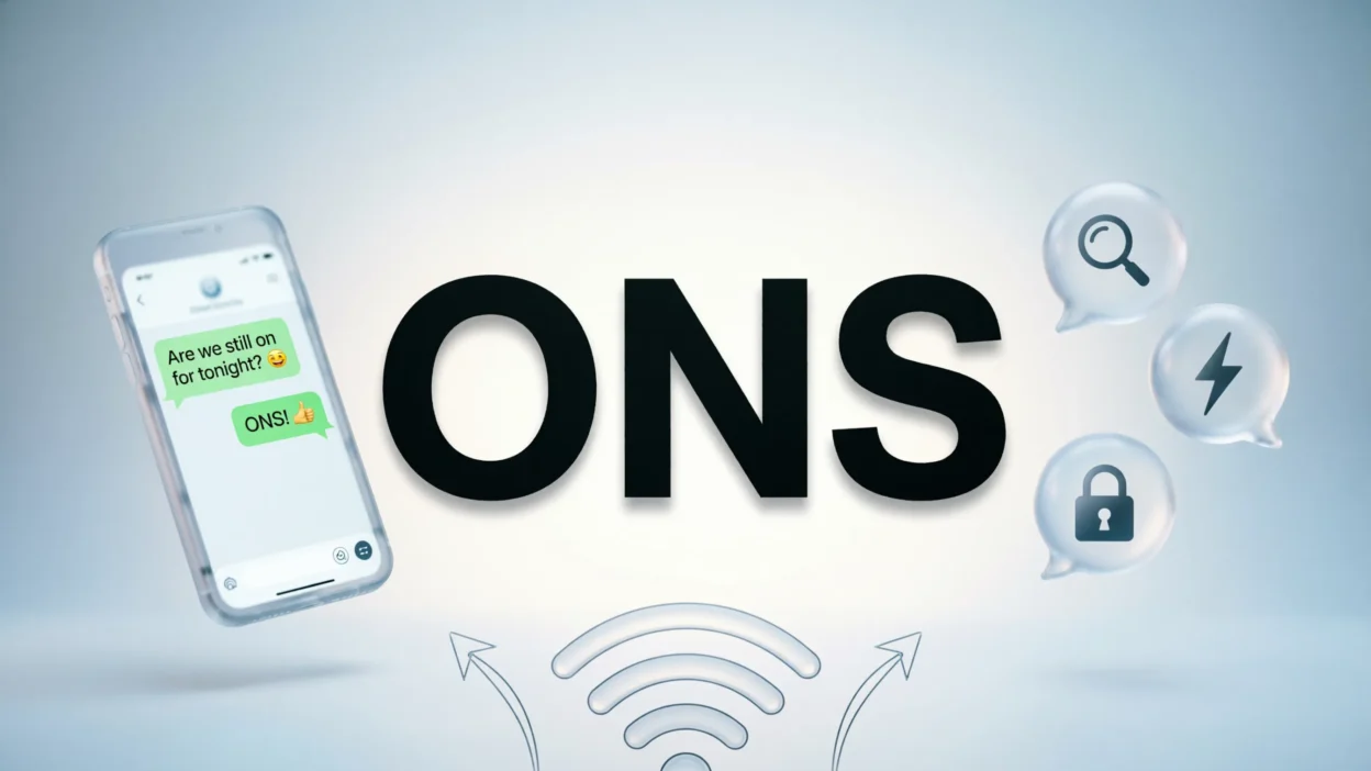 ONS Meaning in Text