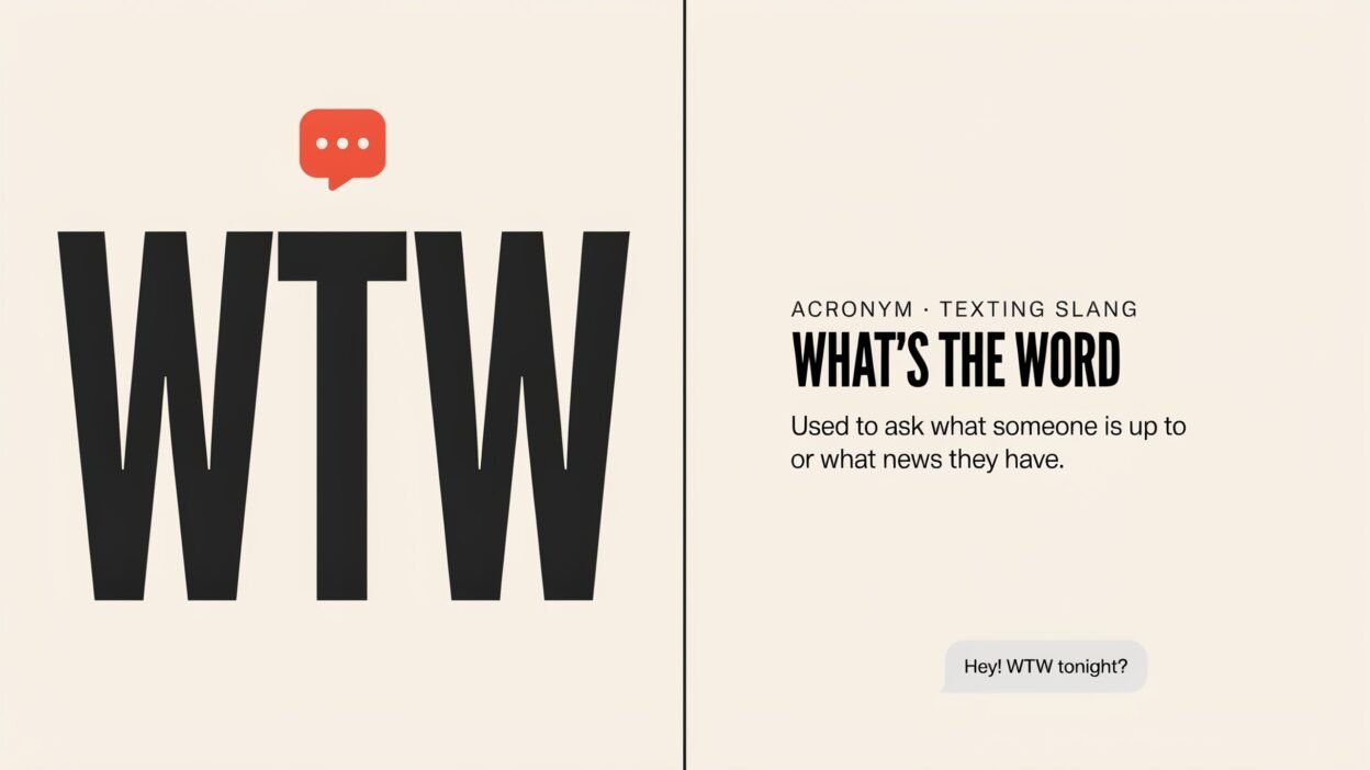 WTW Meaning in Text